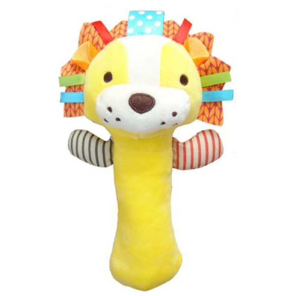         Animals Style Plush Rattles Toy Brain Game for Baby
        